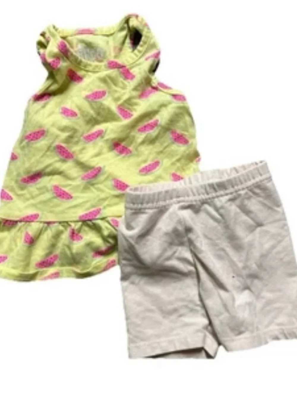 Baby Girl Summer Clothing Dress Shorts Short Sleeve Tank Tops Size 12 Months - Picture 5 of 6